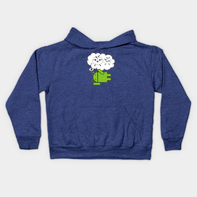 Do Androids Dream Electric Sheep? Kids Hoodie by denniswilliamgaylor